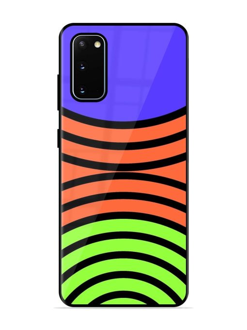 Psychedelic Stripe Symphony Glossy Soft Edge Case for Samsung Galaxy S20