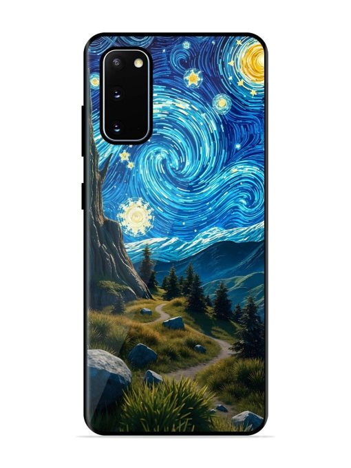 Starry Night In The Shire Glossy Soft Edge Case for Samsung Galaxy S20