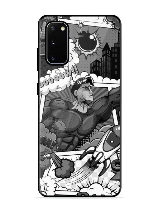 Comic Book Chaos Glossy Soft Edge Case for Samsung Galaxy S20