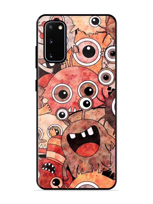 Monster Mash Glossy Soft Edge Case for Samsung Galaxy S20