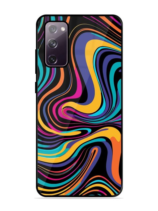 Psychedelic Swirl Glossy Soft Edge Case for Samsung Galaxy S20 Fe (5G)