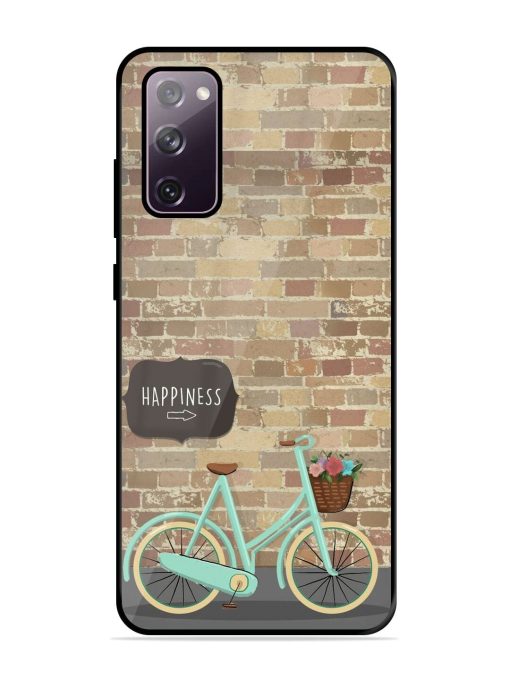 Pedaling Towards Happiness Glossy Soft Edge Case for Samsung Galaxy S20 Fe (5G)