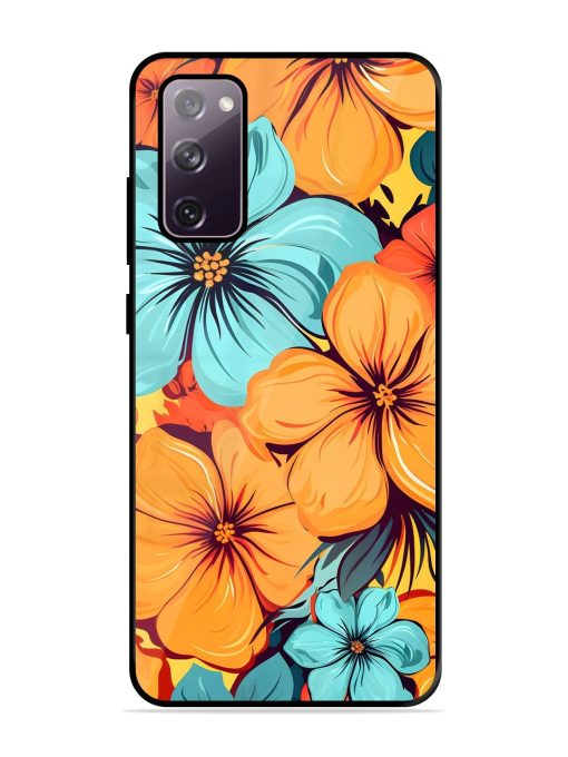 Tropical Bloom Glossy Soft Edge Case for Samsung Galaxy S20 Fe (5G)