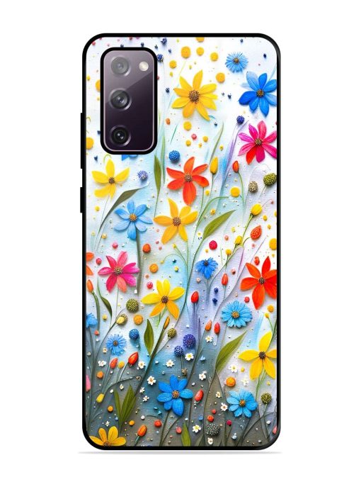 Vibrant Floral Glossy Soft Edge Case for Samsung Galaxy S20 Fe (5G)