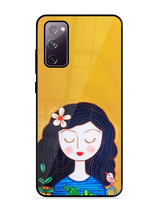 Girl Illustration Glossy Soft Edge Case for Samsung Galaxy S20 Fe (5G)