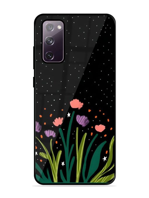 Midnight Bloom Glossy Soft Edge Case for Samsung Galaxy S20 Fe (5G)