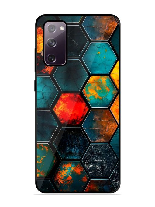 Hexagon Hive Glossy Soft Edge Case for Samsung Galaxy S20 Fe (5G)