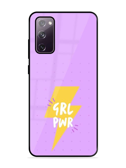 Girl Power Spark Glossy Soft Edge Case for Samsung Galaxy S20 Fe (5G)