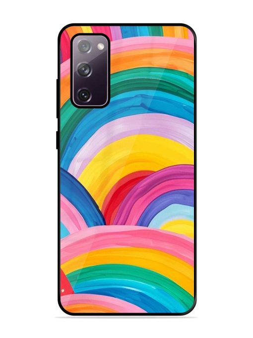 Rainbow Symphony Glossy Soft Edge Case for Samsung Galaxy S20 Fe (5G)