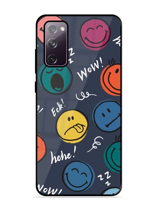 Emoticon Parade Glossy Soft Edge Case for Samsung Galaxy S20 Fe (5G)