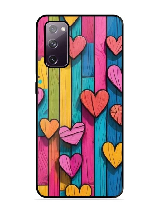 Rainbow Of Hearts Glossy Soft Edge Case for Samsung Galaxy S20 Fe (5G)