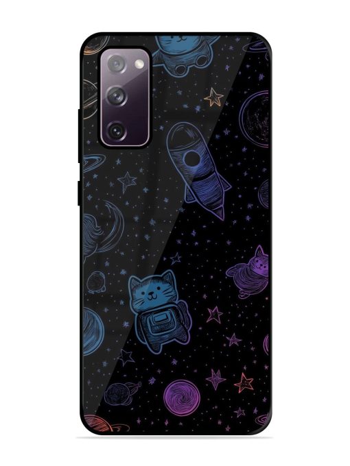 Cosmic Cat Chaos Glossy Soft Edge Case for Samsung Galaxy S20 Fe (5G)