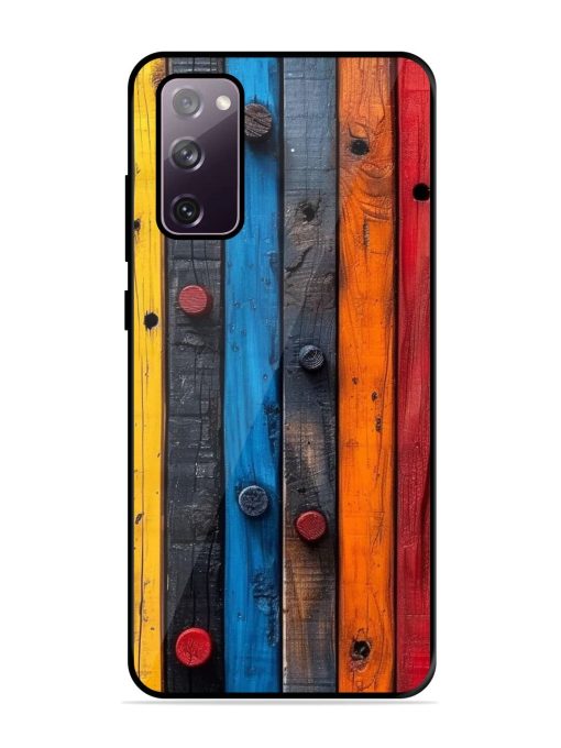 Rainbow Plank Glossy Soft Edge Case for Samsung Galaxy S20 Fe (5G)