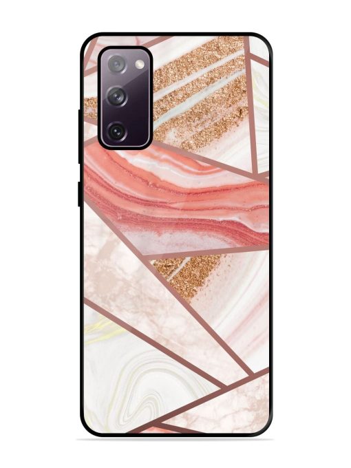 Rosy Mosaic Glossy Soft Edge Case for Samsung Galaxy S20 Fe (5G)