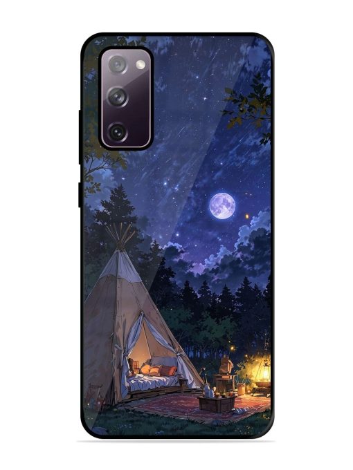 Moonlight Camping Glossy Soft Edge Case for Samsung Galaxy S20 Fe (5G)