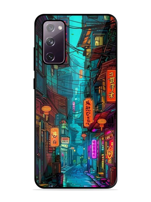 Neon Nightscape Glossy Soft Edge Case for Samsung Galaxy S20 Fe (5G)