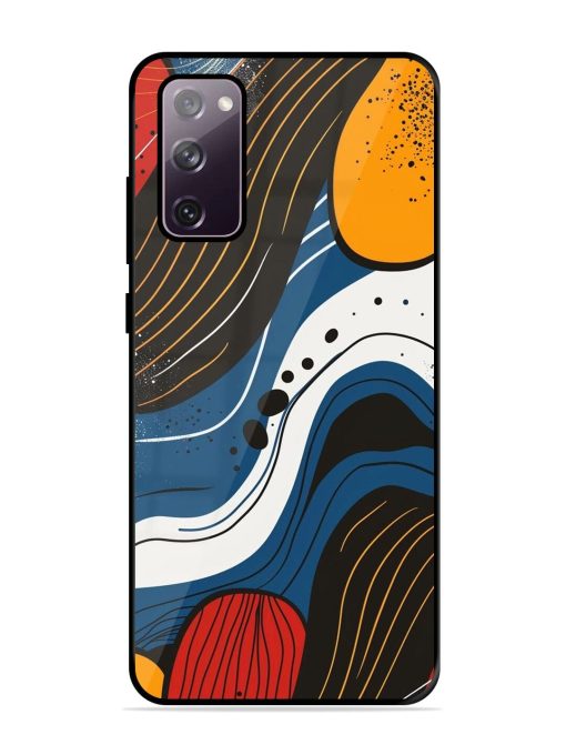 Abstract Expression Glossy Soft Edge Case for Samsung Galaxy S20 Fe (5G)