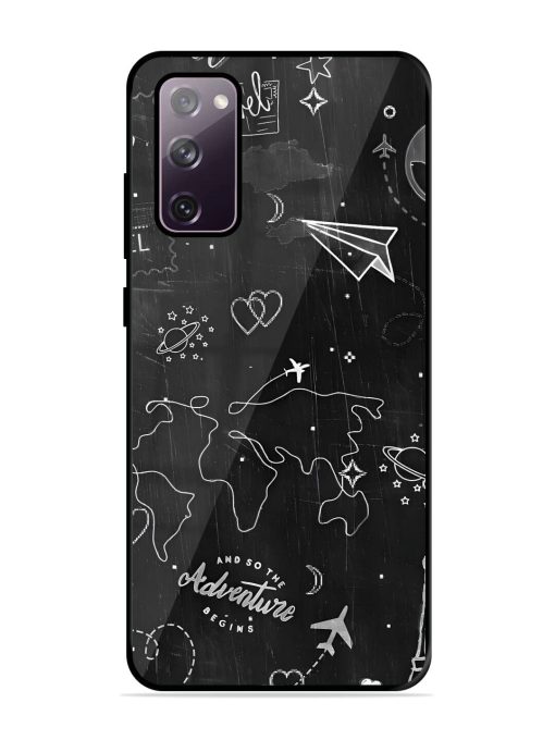 Wanderlust Sketchbook Glossy Soft Edge Case for Samsung Galaxy S20 Fe (5G)