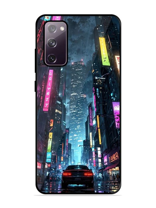 Neon Nightscape Glossy Soft Edge Case for Samsung Galaxy S20 Fe (5G)