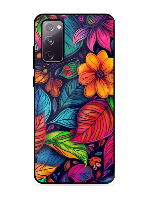 Rainbow Of Blooms Glossy Soft Edge Case for Samsung Galaxy S20 Fe (5G)