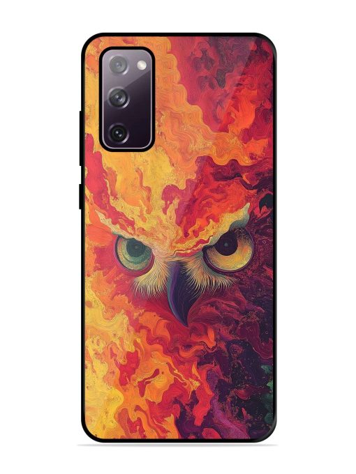 Fiery Owl Glossy Soft Edge Case for Samsung Galaxy S20 Fe (5G)