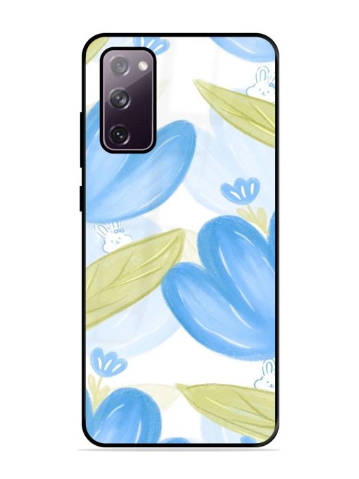 Bunny'S Blue Garden Glossy Soft Edge Case for Samsung Galaxy S20 Fe (5G)