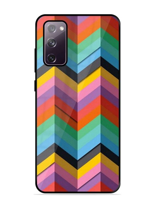 Colorful Zigzag Glossy Soft Edge Case for Samsung Galaxy S20 Fe (5G)