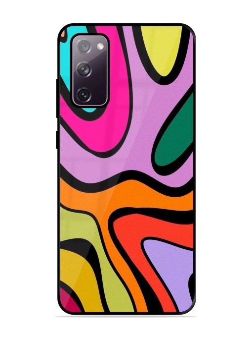 Groovy Swirls Glossy Soft Edge Case for Samsung Galaxy S20 Fe (5G)