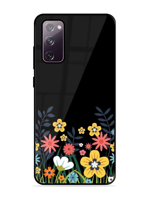 Floral Night Sky Glossy Soft Edge Case for Samsung Galaxy S20 Fe (5G)