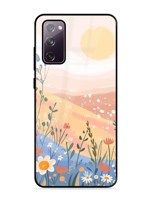 Golden Hour Blooms Glossy Soft Edge Case for Samsung Galaxy S20 Fe (5G)