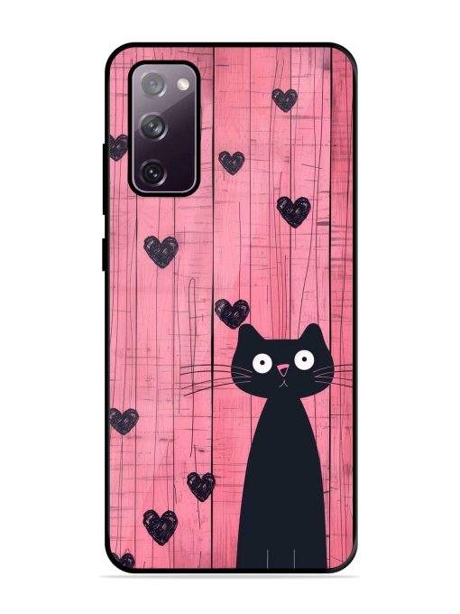 Feline Valentine'S Day Glossy Soft Edge Case for Samsung Galaxy S20 Fe (5G)