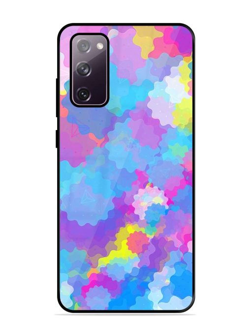 Psychedelic Cloud Burst Glossy Soft Edge Case for Samsung Galaxy S20 Fe (5G)