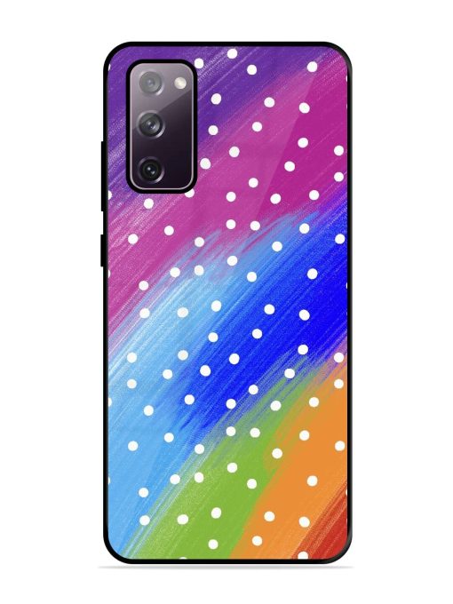 Rainbow Polka Dot Dream Glossy Soft Edge Case for Samsung Galaxy S20 Fe (5G)