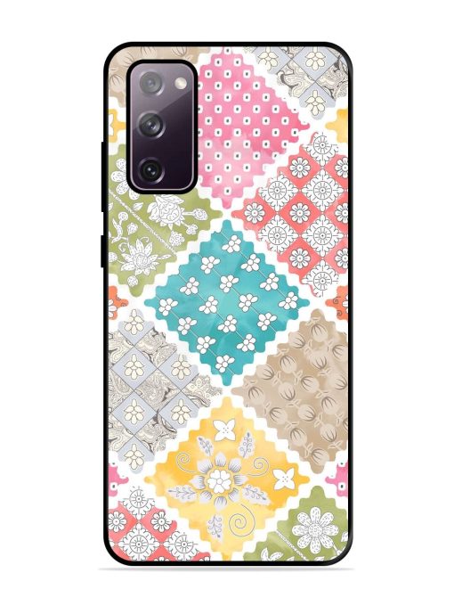 Patchwork Dreamscape Glossy Soft Edge Case for Samsung Galaxy S20 Fe (5G)