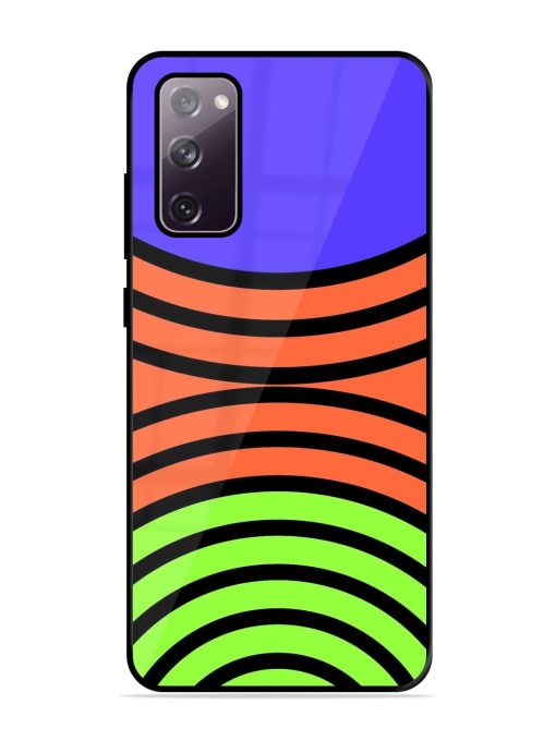 Psychedelic Stripe Symphony Glossy Soft Edge Case for Samsung Galaxy S20 Fe (5G)