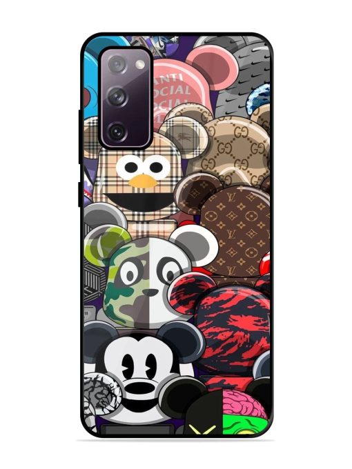 Streetwear Bearbrick Extravaganza Glossy Soft Edge Case for Samsung Galaxy S20 Fe (5G)