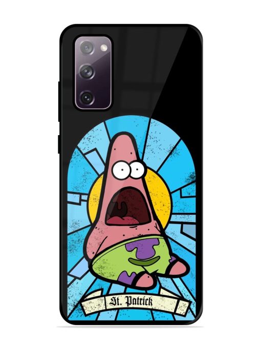 St. Patrick'S Day Stained Glass Patrick Star Glossy Soft Edge Case for Samsung Galaxy S20 Fe (5G)