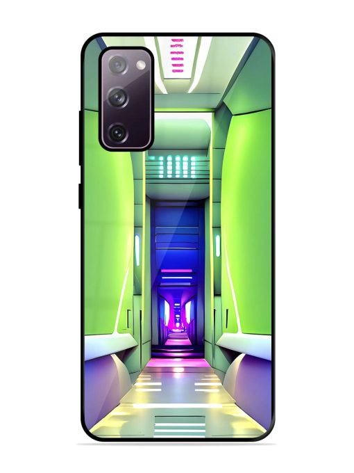 Neon Corridor Glossy Soft Edge Case for Samsung Galaxy S20 Fe (5G)