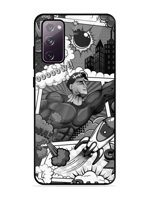 Comic Book Chaos Glossy Soft Edge Case for Samsung Galaxy S20 Fe (5G)