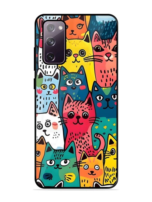 Feline Frenzy Glossy Soft Edge Case for Samsung Galaxy S20 Fe (5G)