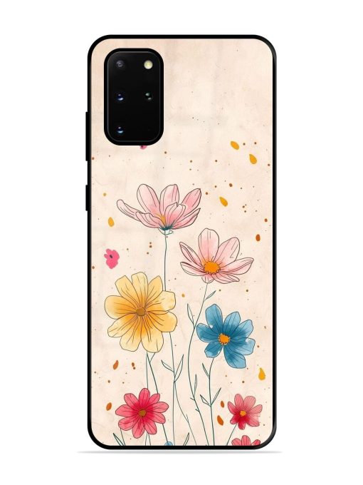 Delicate Bloom Glossy Soft Edge Case for Samsung Galaxy S20 Plus Chachhi