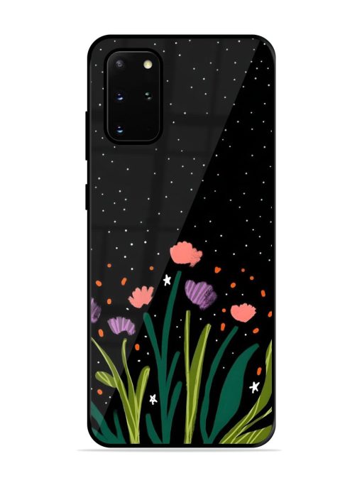 Midnight Bloom Glossy Soft Edge Case for Samsung Galaxy S20 Plus Chachhi