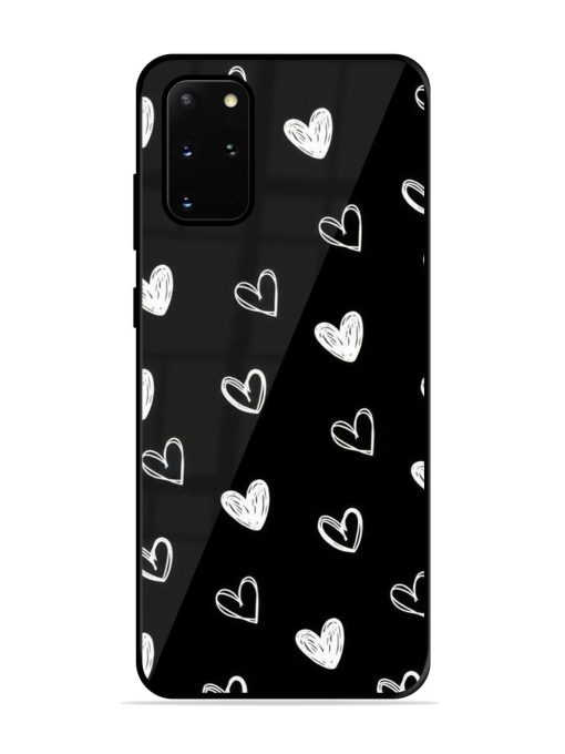 Scattered Hearts Glossy Soft Edge Case for Samsung Galaxy S20 Plus Chachhi