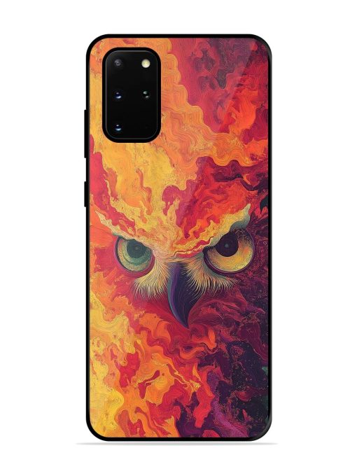 Fiery Owl Glossy Soft Edge Case for Samsung Galaxy S20 Plus Chachhi