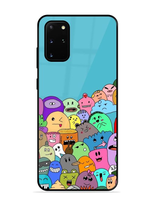 Monster Mash Glossy Soft Edge Case for Samsung Galaxy S20 Plus Chachhi