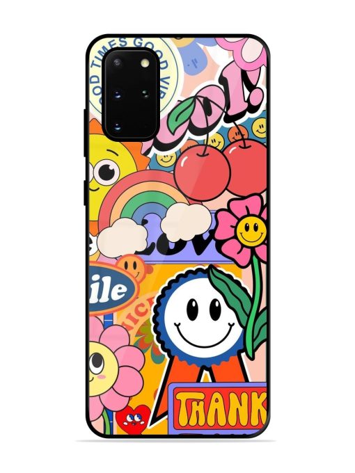 Good Times Good Vibes Glossy Soft Edge Case for Samsung Galaxy S20 Plus Chachhi