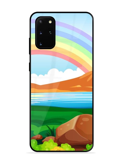 Rainbow Over The Lake Glossy Soft Edge Case for Samsung Galaxy S20 Plus Chachhi