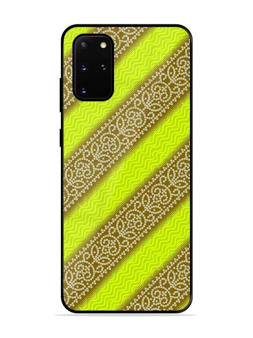 Golden Bandana Bliss Glossy Soft Edge Case for Samsung Galaxy S20 Plus Chachhi