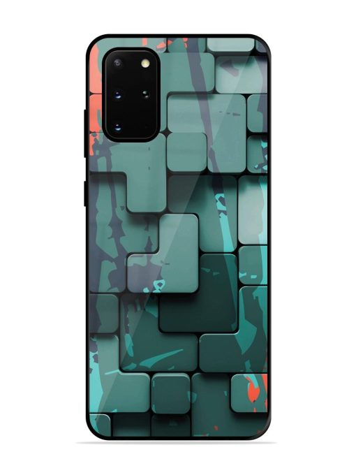 Abstract Geometric Mosaic Glossy Soft Edge Case for Samsung Galaxy S20 Plus