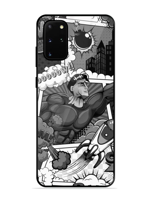 Comic Book Chaos Glossy Soft Edge Case for Samsung Galaxy S20 Plus Chachhi